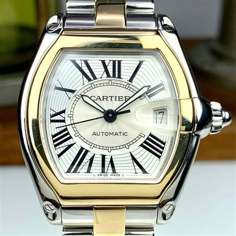 mens cartier watch gold